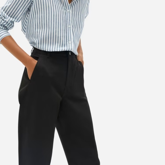 [ ❌ SOLD ] Everlane Black Utility Barrel Pants - Regular (0) - Picture 7 of 12